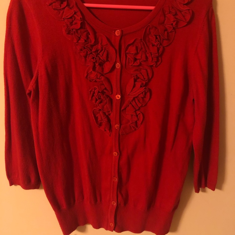 Red Cardigan ✨❤️ - Picture 3 of 3